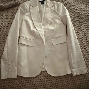 Victoria's Secret Cream Structured Blazer